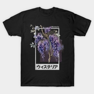 Wisteria Otaku Japanese Flower T-Shirt